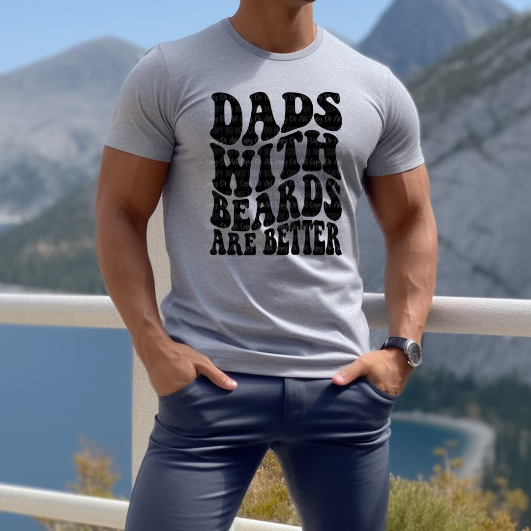 DADS WITH BEARDS GRAPHIC TEE