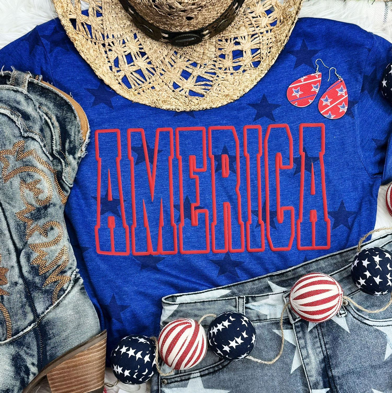 America - PUFF ink Graphic tee
