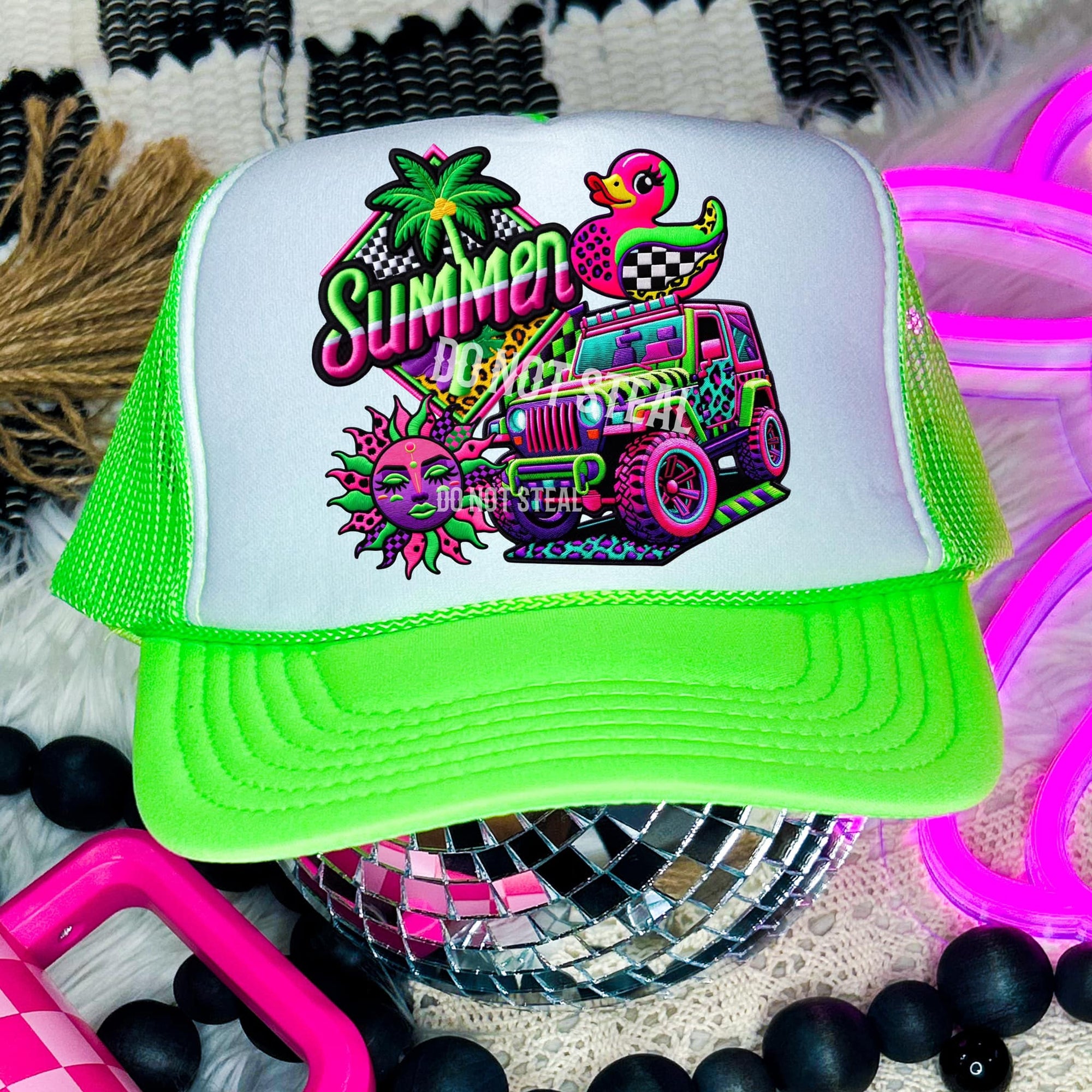Summer NEON  Hat