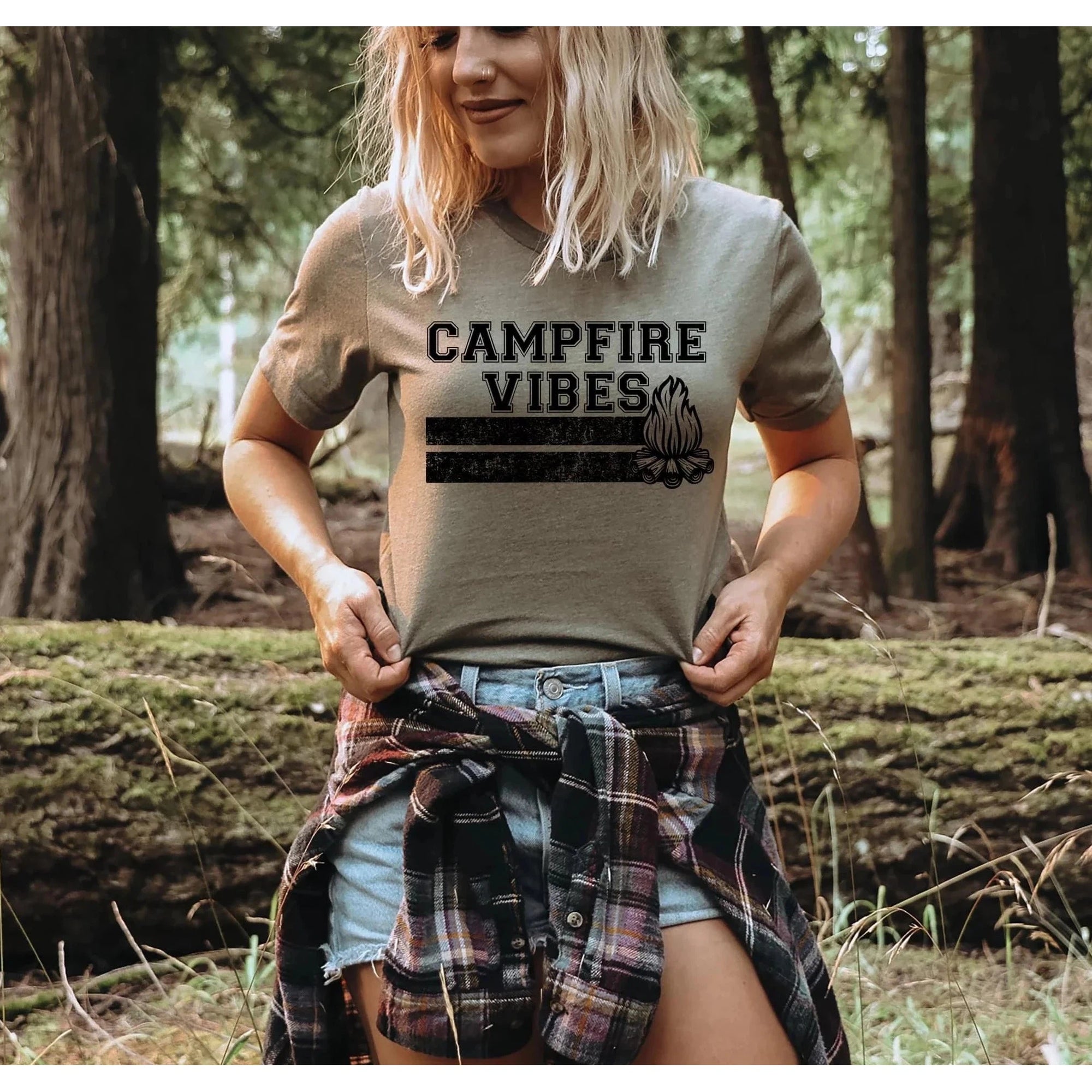 Campfire Vibes  Graphic Tee